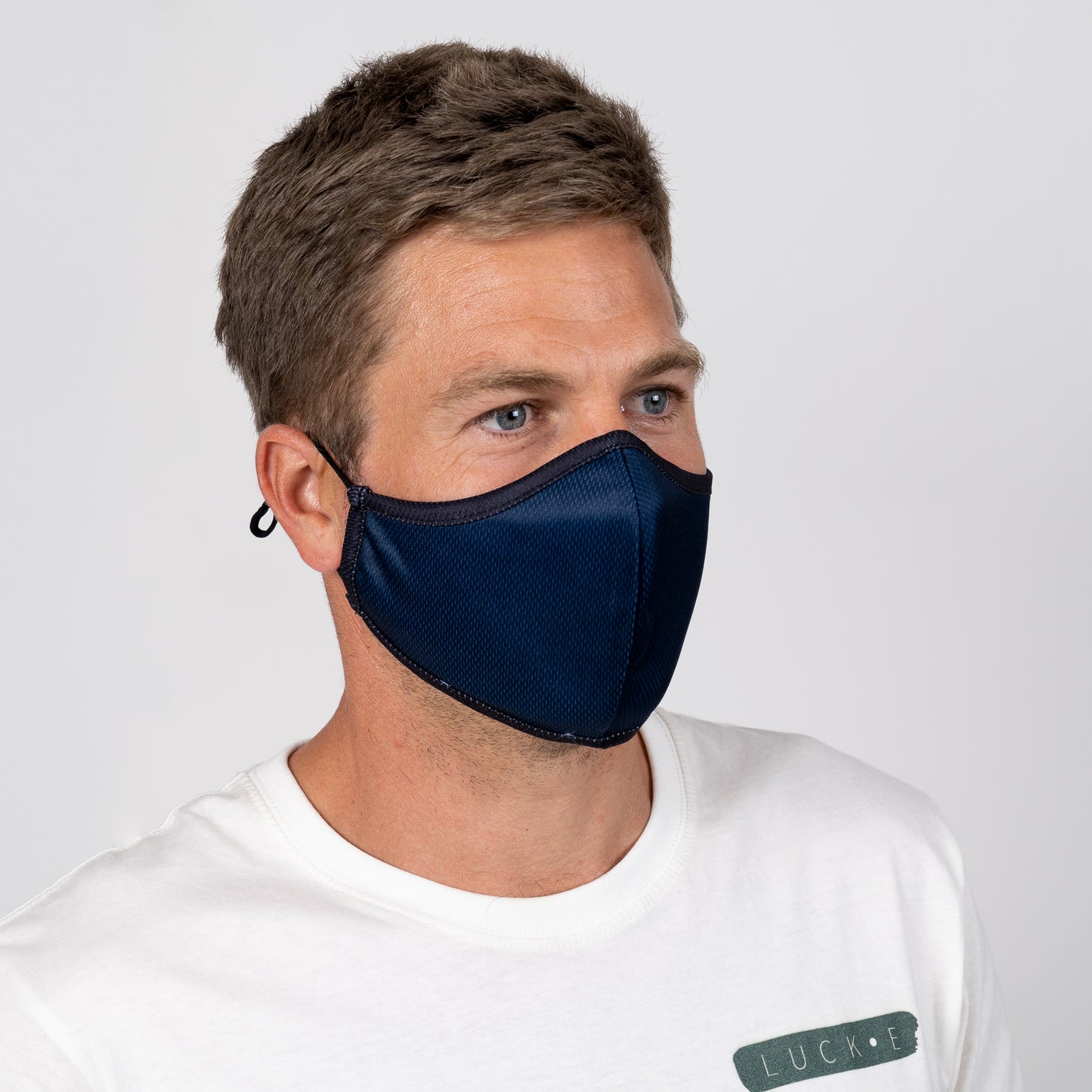 LUCKEme™ Face Masks | Award-Winning HeiQ™ | Ocean Balance™ | Navy LUCK•E