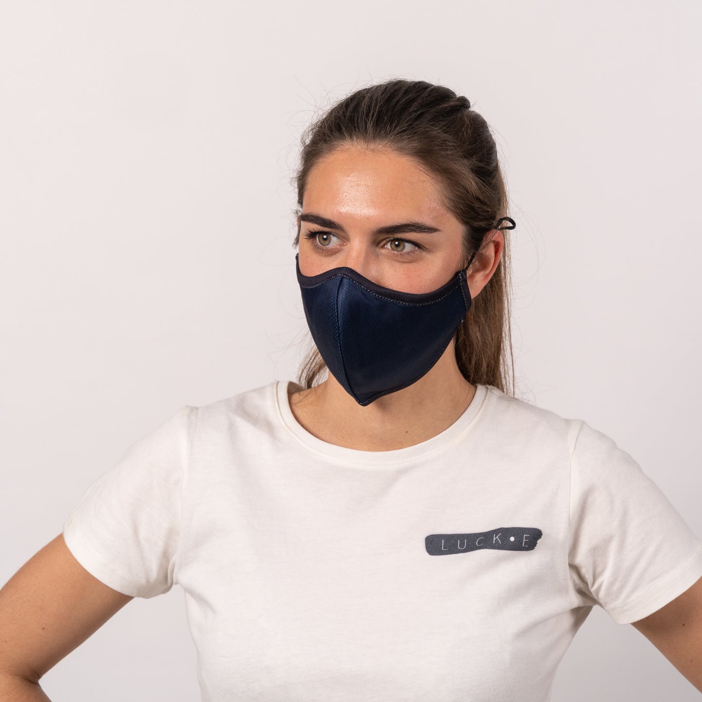 LUCKEme™ Face Masks | Award-Winning HeiQ™ | Ocean Balance™ | Navy LUCK•E