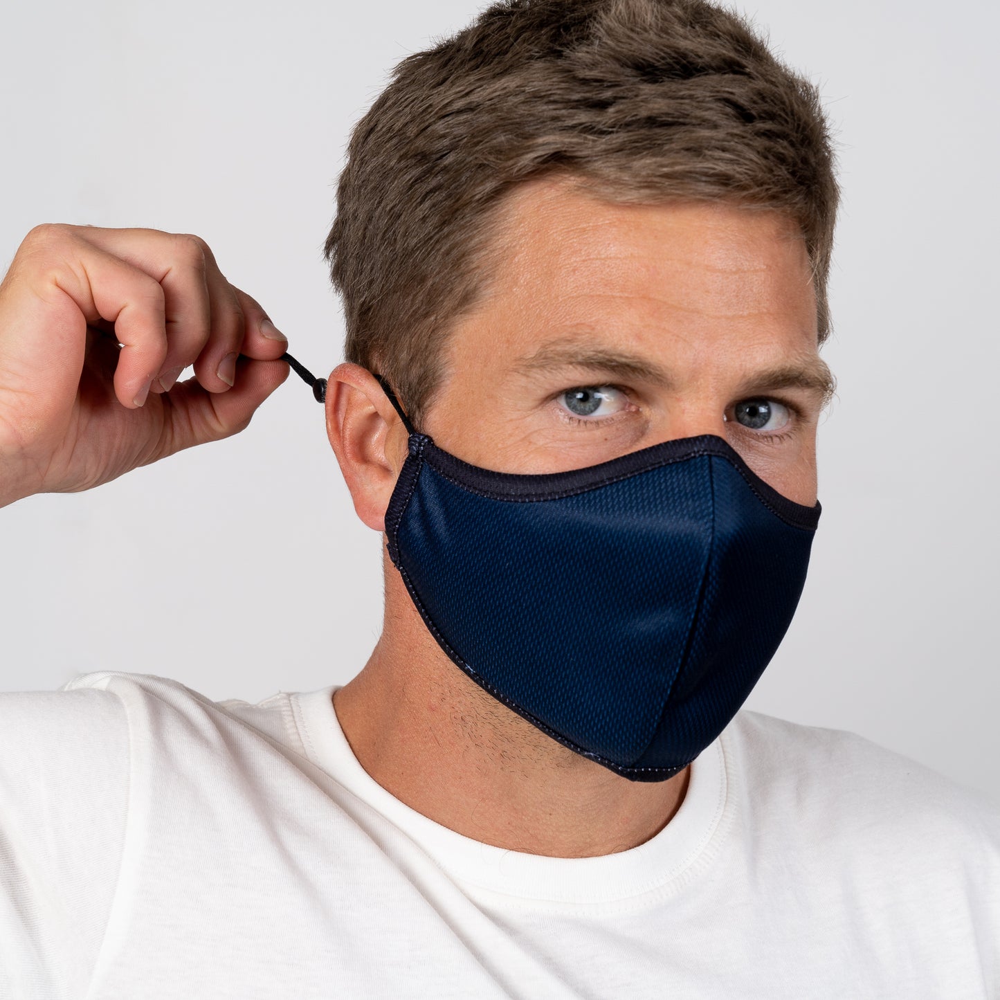 LUCKEme™ Face Masks | Award-Winning HeiQ™ | Ocean Balance™ | Navy LUCK•E