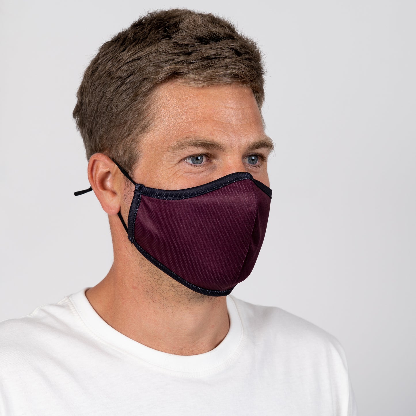 LUCKEme™ Face Masks | Award-Winning HeiQ™ | Ocean Balance™ | Burgundy LUCK•E
