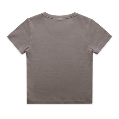 Women's  Faded Organic Rib Tee - 4036