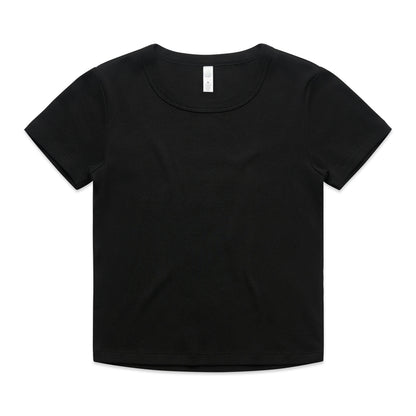 Women's  Organic Rib Baby Tee 4074