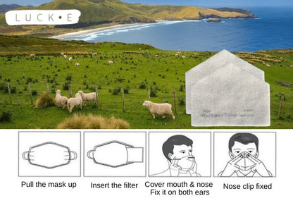 Face Mask Filters | HELIX iso +  | Sustainably made in NZ | Packs LUCKE NZ